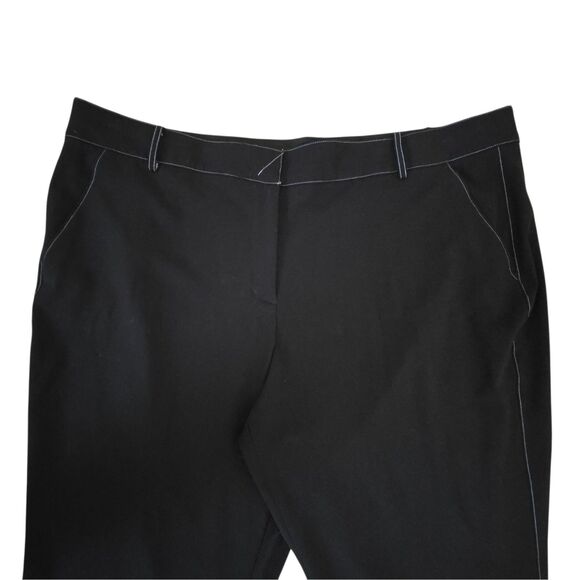 Lane Bryant Black High-Rise Wide-Leg Dress Pant Trousers • Black Plus Size 28R - Picture 3 of 9